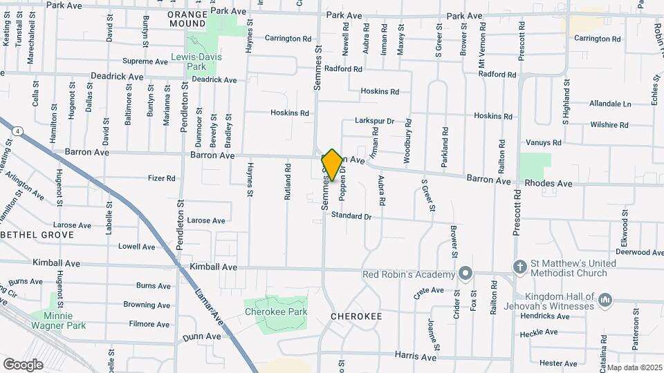 1196 Semmes Dr Map and Location Details