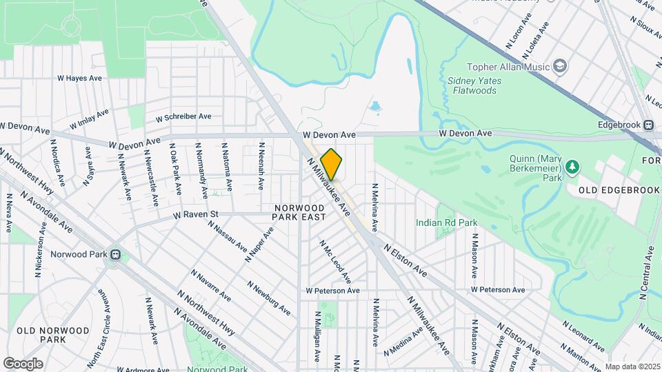6259 N Milwaukee Ave, Unit ONE BEDROOM Map and Location Details