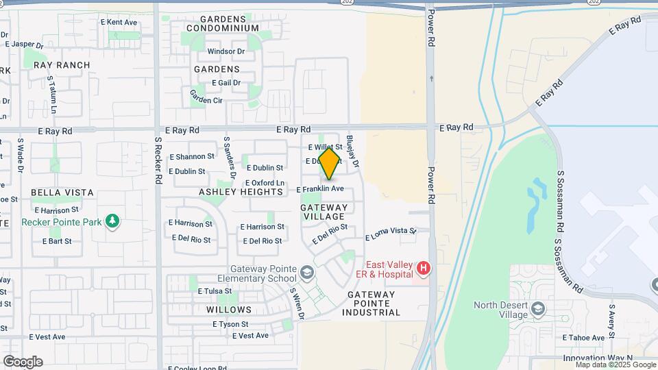 4504 E Franklin Ave Mapa y Detalles de la Ubicación