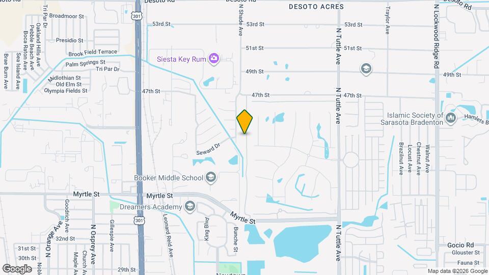 1205 Grantham Dr Mapa y Detalles de la Ubicación