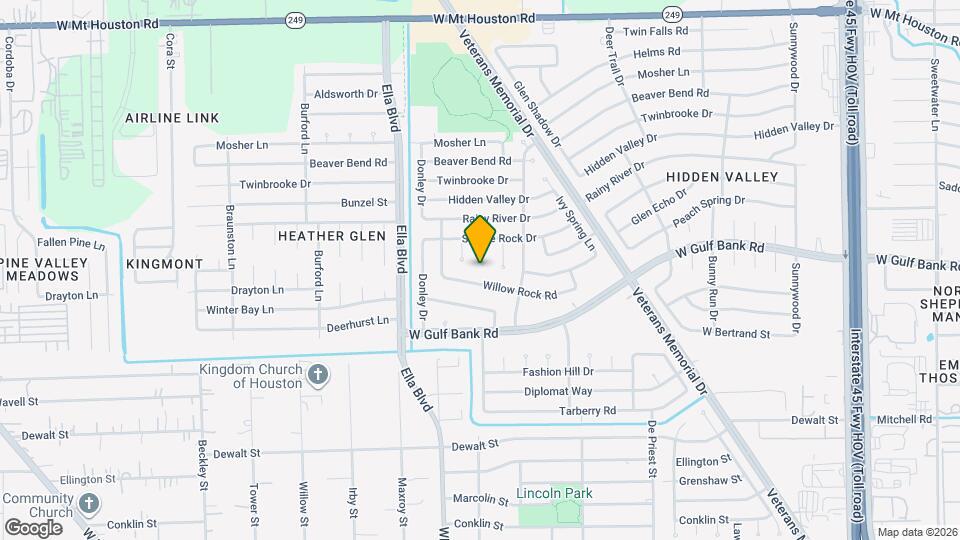 8803 Cottage Gate Ln Map and Location Details