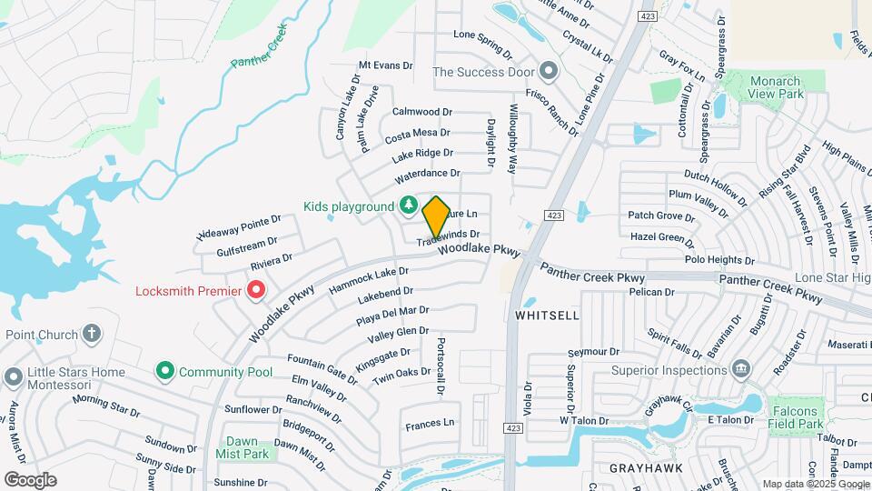 2628 Tradewinds Dr Map and Location Details