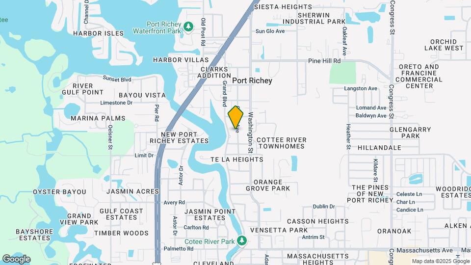7606 Grand Blvd Mapa y Detalles de la Ubicación