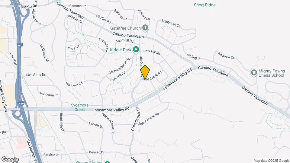 725 Old Creek Rd Map and Location Details