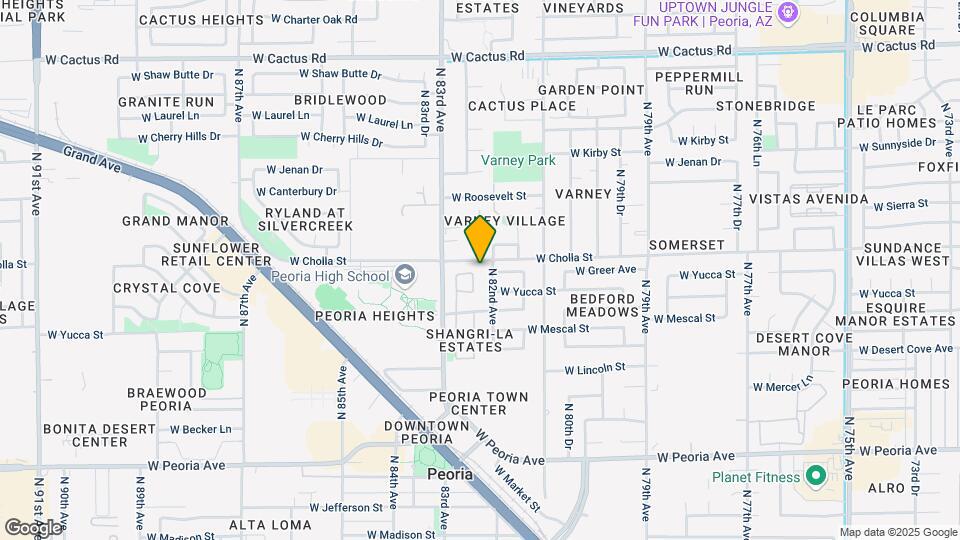 11345 N 82nd Dr Map and Location Details