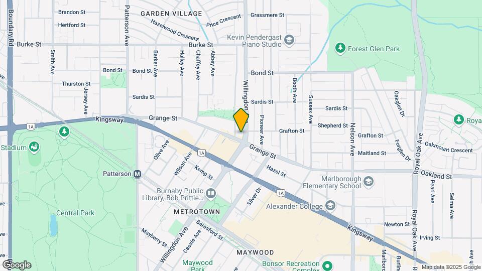 4475 Grange St Map and Location Details