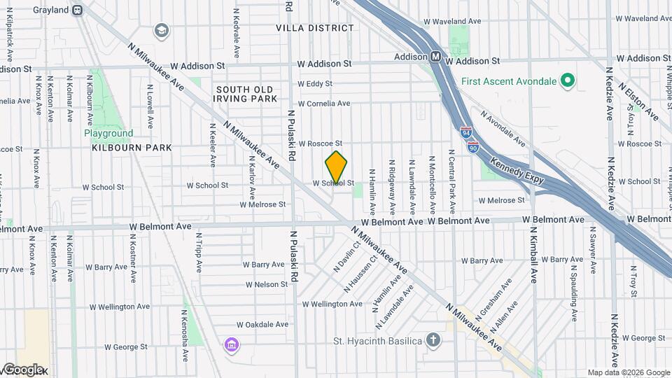 3253 N Springfield Ave Map and Location Details