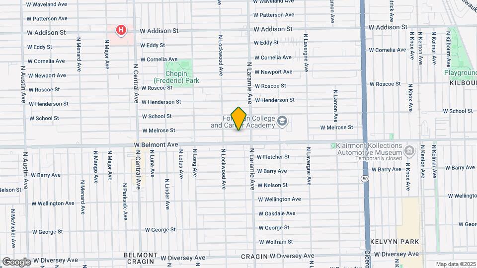 5225 W Melrose St Map and Location Details