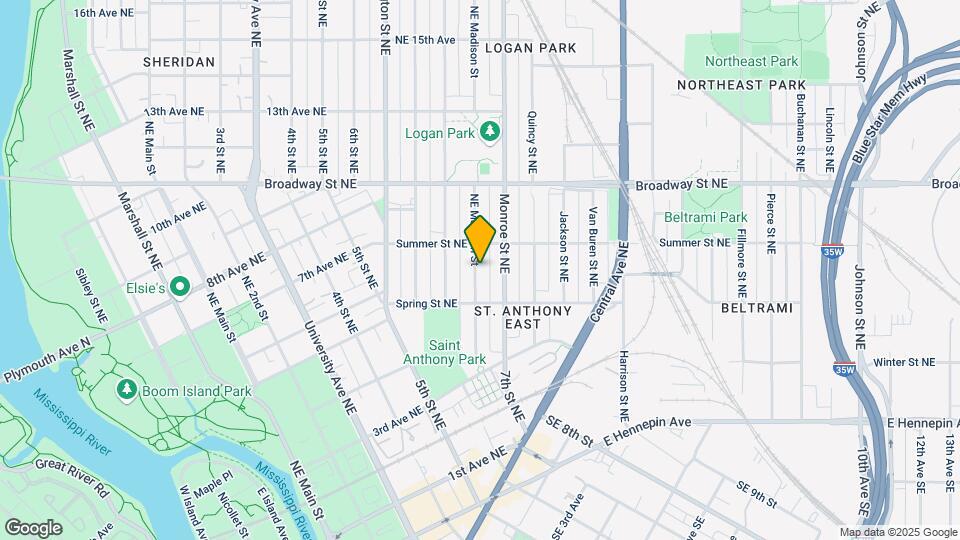 633-635 NE Madison St Mapa y Detalles de la Ubicación