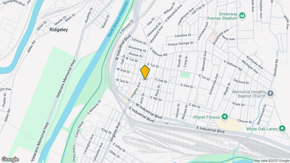 215 Arch St Map and Location Details