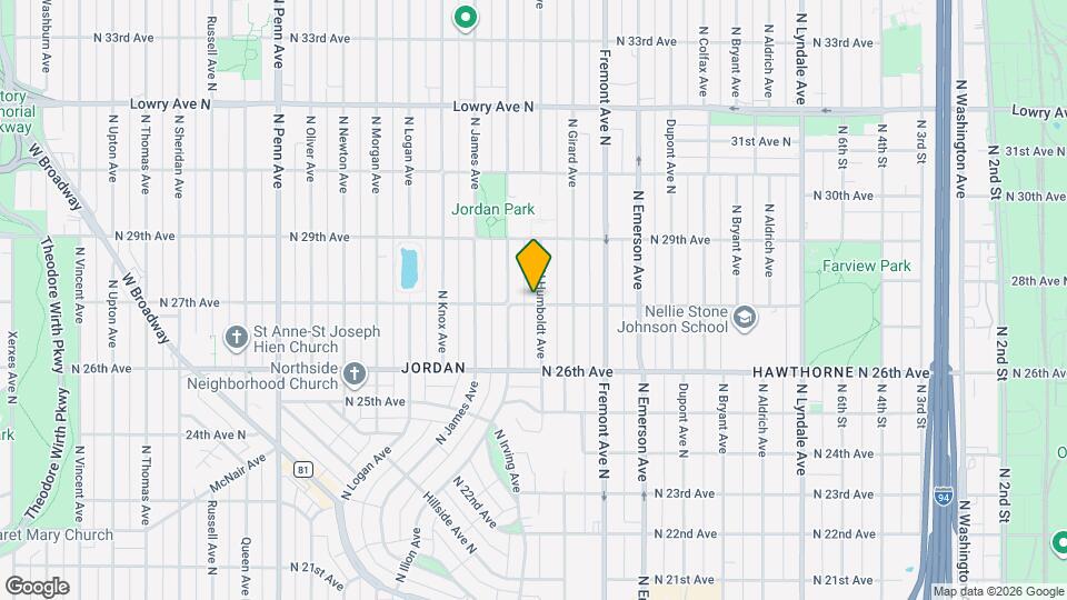 2703 N Humboldt Ave Map and Location Details
