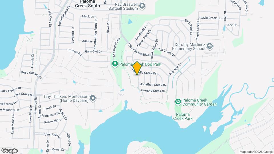 1412 Danielle Creek Dr Map and Location Details