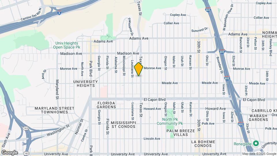 4422 Texas St Map and Location Details