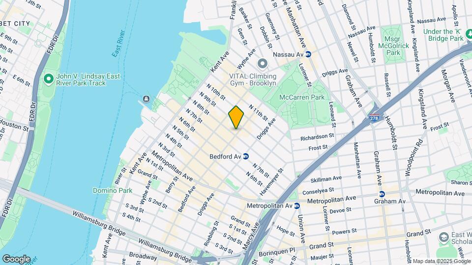162 Bedford Ave Map and Location Details