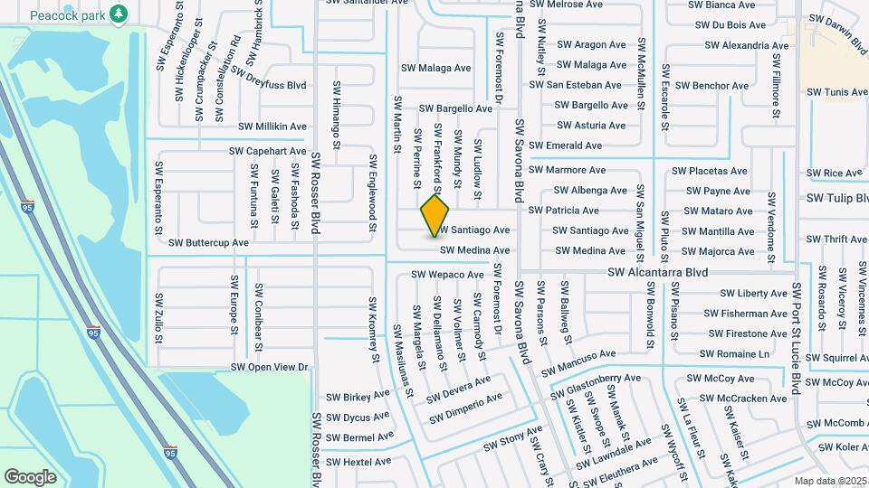 1461 SW Medina Ave Map and Location Details