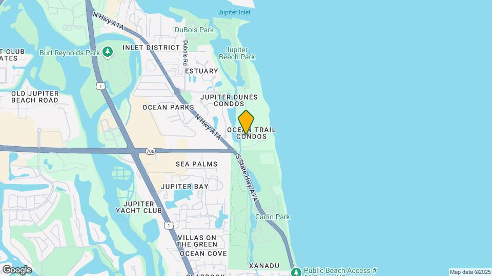 500 Ocean Trail Way Map and Location Details