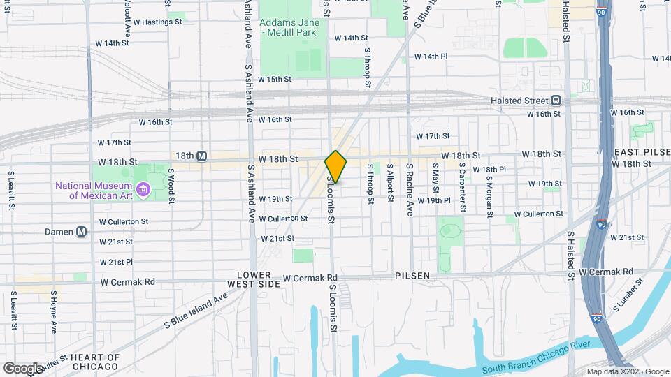 1847 S Loomis St Mapa y Detalles de la Ubicación