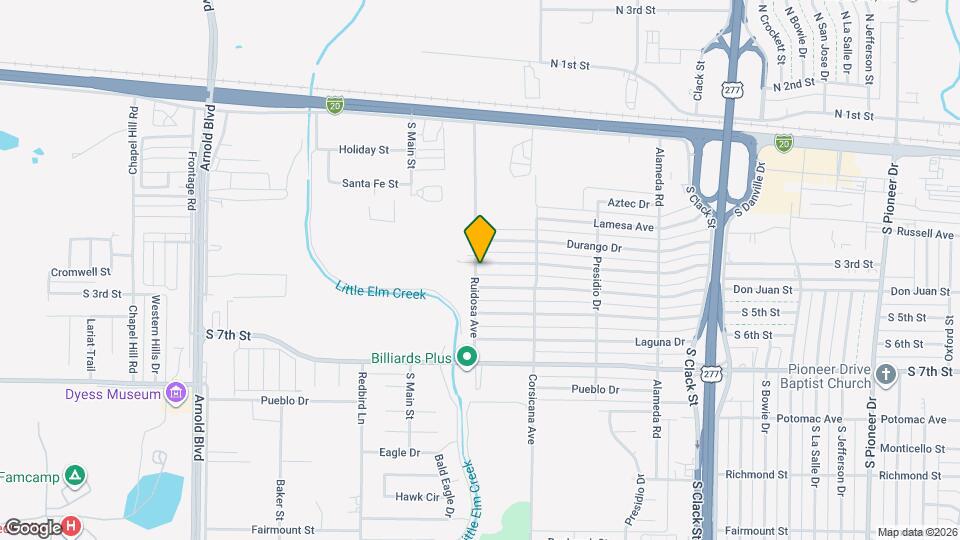 5489 Encino Rd Map and Location Details