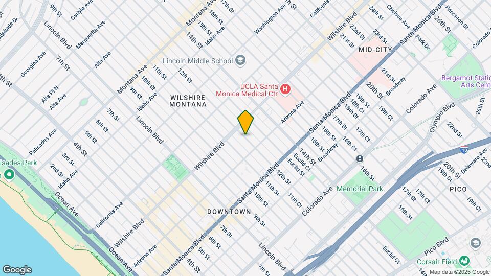 1227 12th St, Unit 6 Map and Location Details