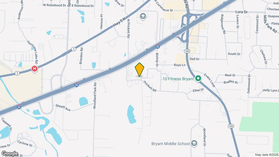 1210 Edgewood Dr Map and Location Details