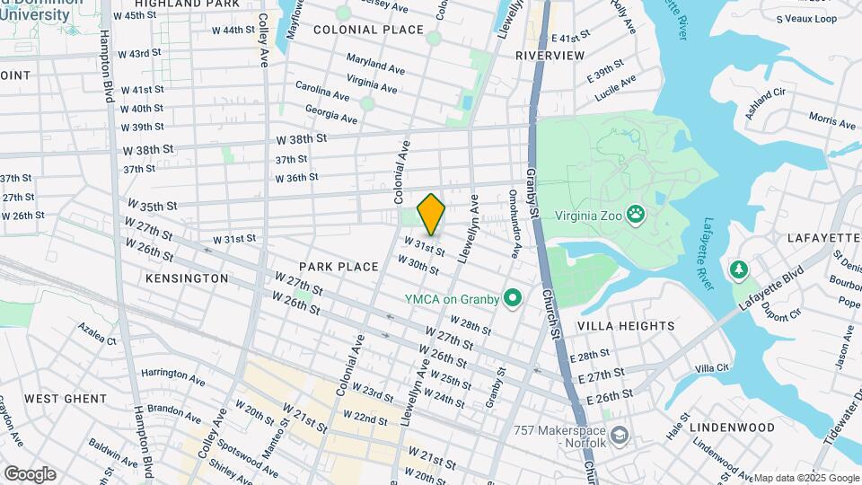 402 W 31st St Map and Location Details