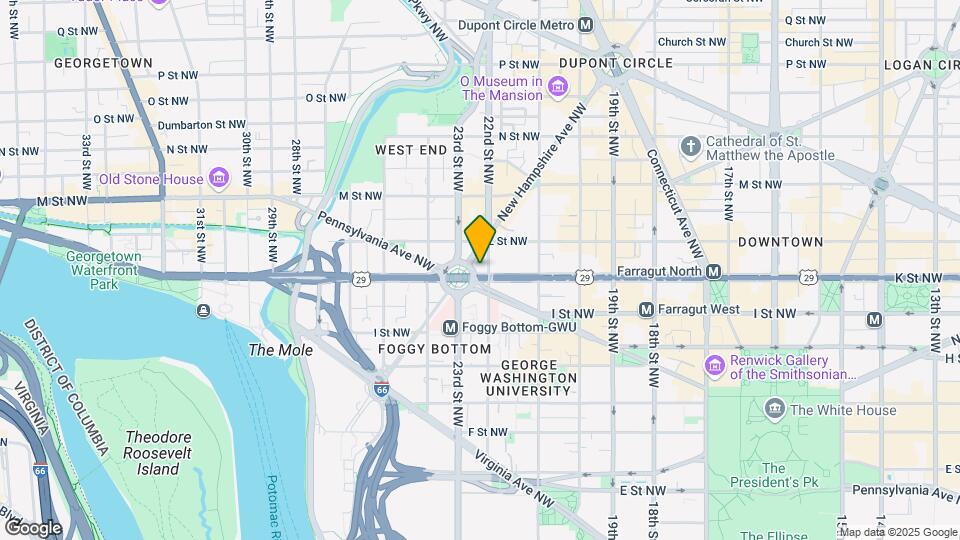 2205 K Street Apartments Map and Location Details