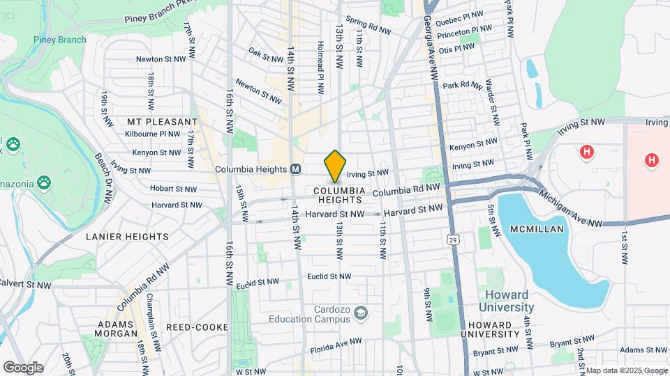 3002 13th St NW Map and Location Details