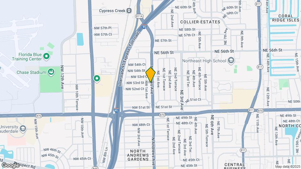 5289 N Andrews Ave Map and Location Details