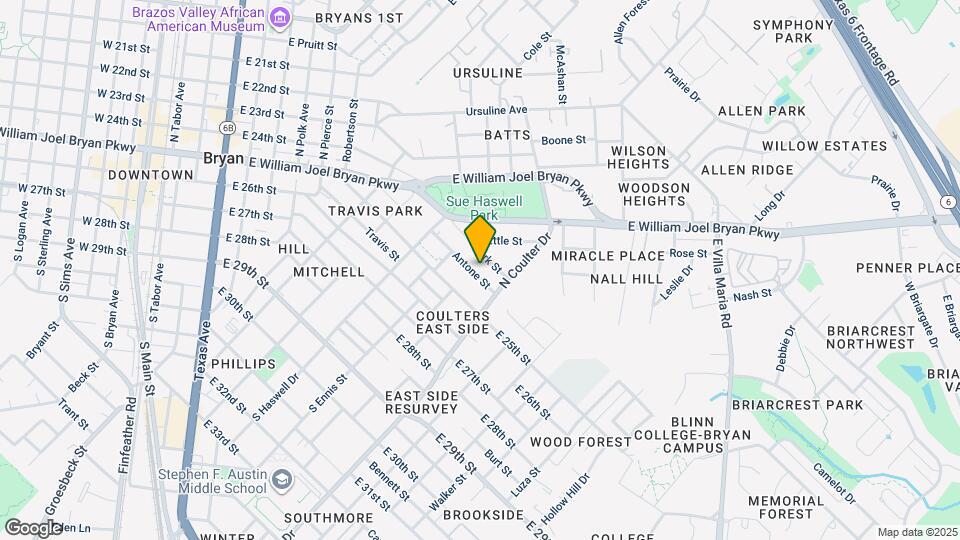 1314 Antone St Map and Location Details