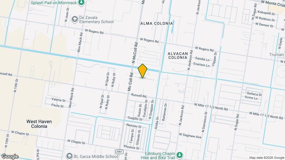 8 N McColl Rd Map and Location Details