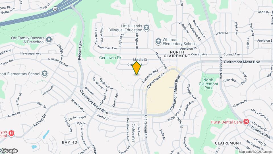 4750 Pocahontas Ave Map and Location Details