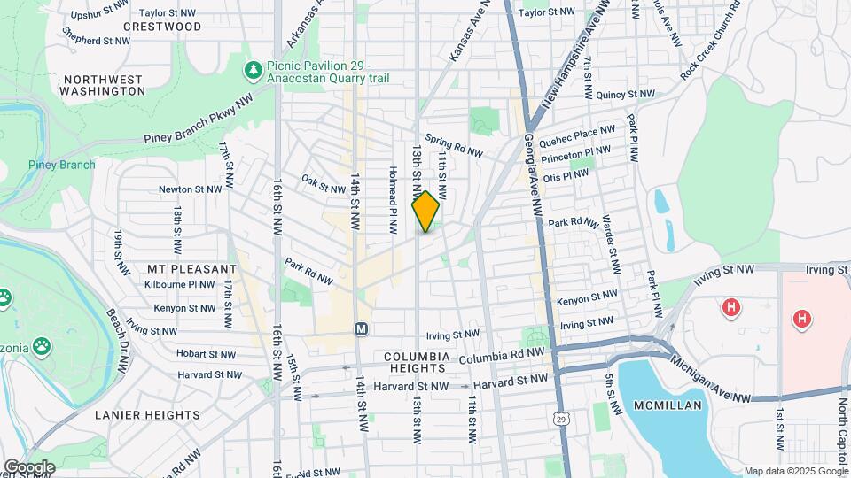 1204 Monroe St NW Map and Location Details