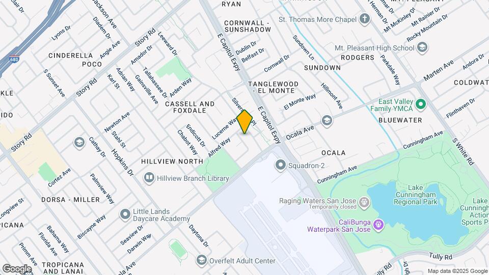 1718 Vista Glen Dr Map and Location Details