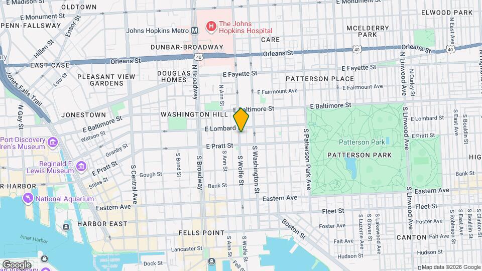 117 S Wolfe St Mapa y Detalles de la Ubicación