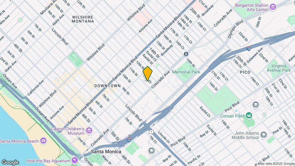 1539 11th St Mapa y Detalles de la Ubicación