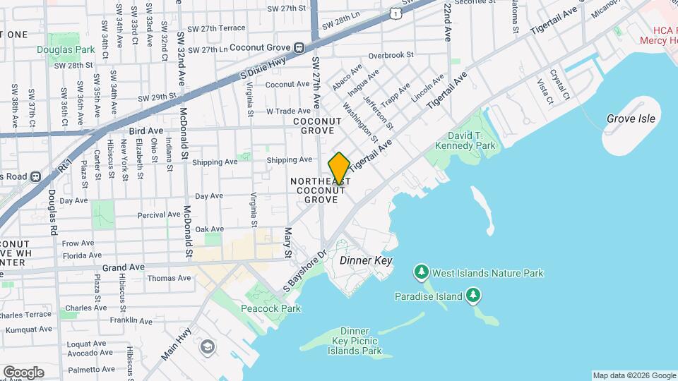 2666 Tigertail Ave, Unit 212 Map and Location Details