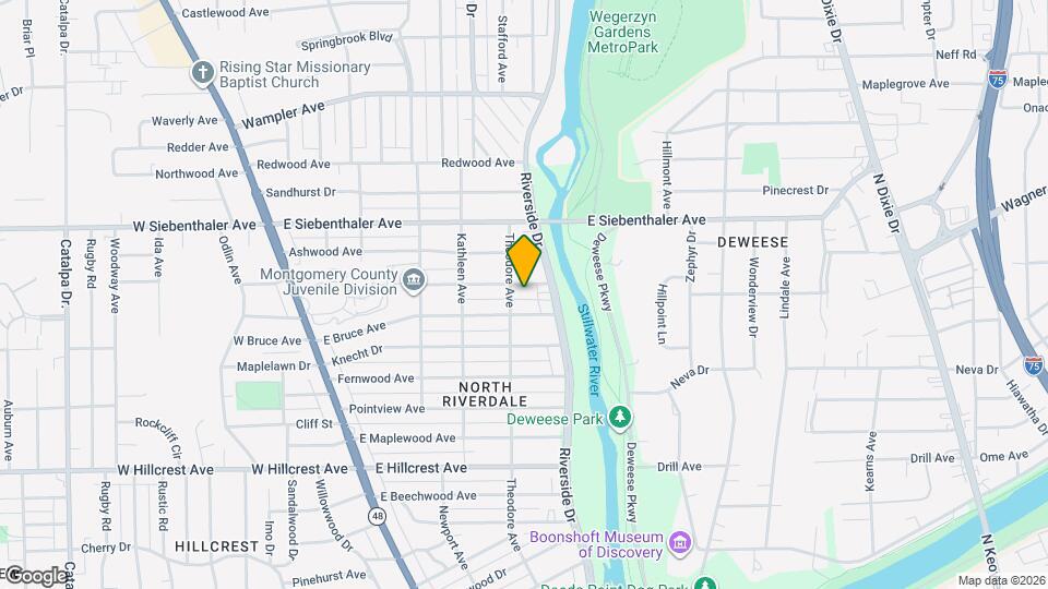 412 Ryburn Ave Map and Location Details