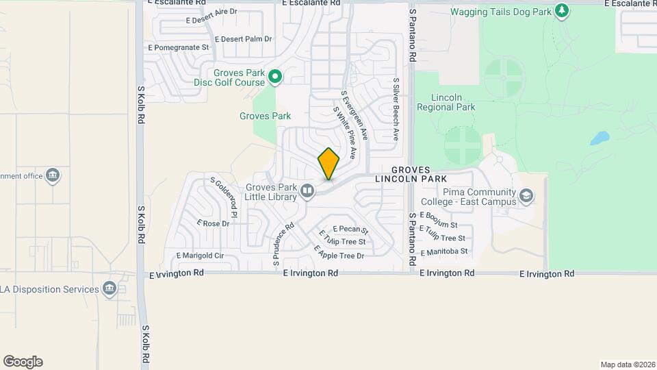 7651 E Poinciana Dr, Unit SB-2302 Map and Location Details