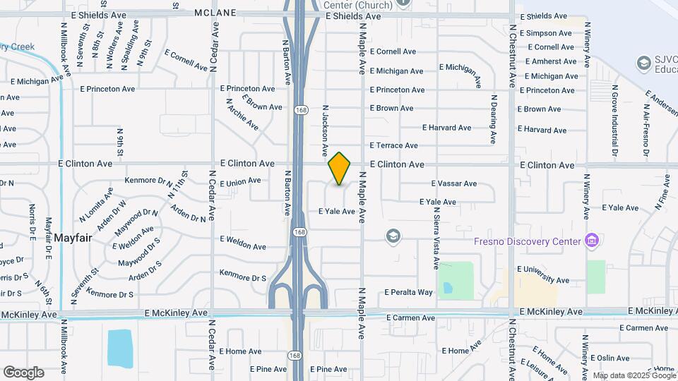 2219 N Winery Ave Map and Location Details