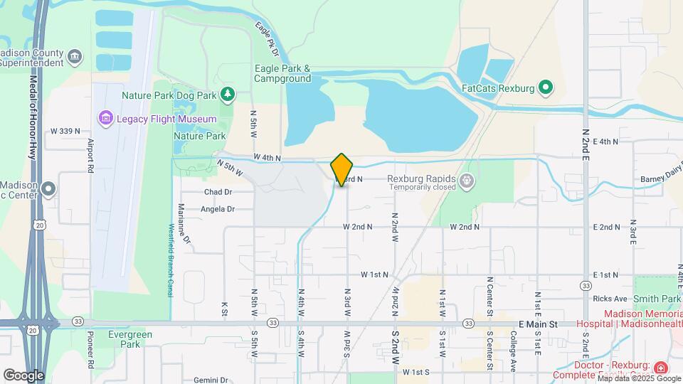 271 N 3rd W Map and Location Details