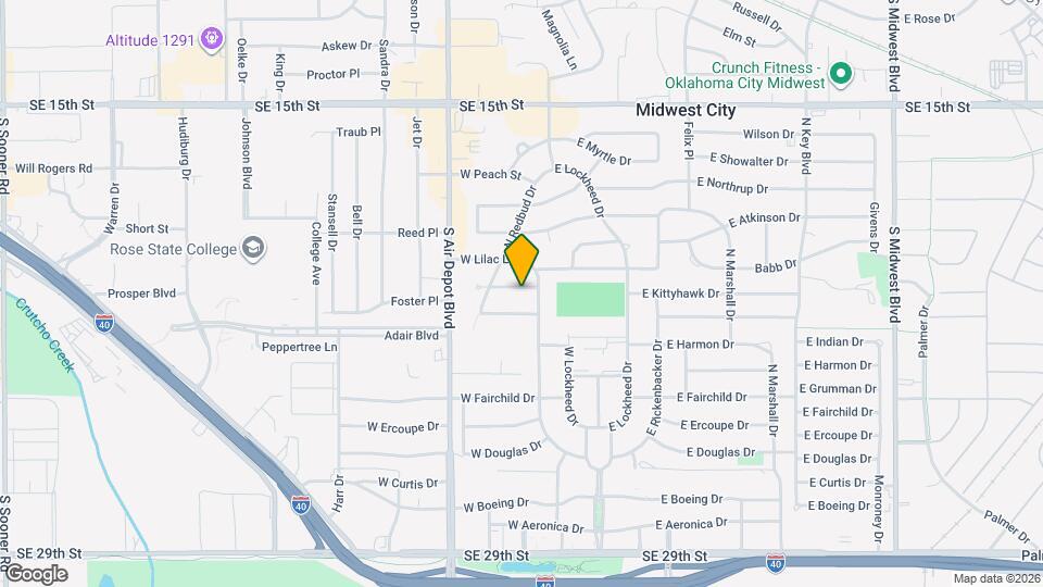 206 W Kittyhawk Dr Map and Location Details