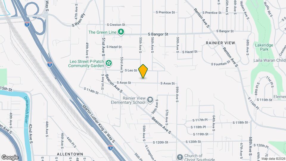 5514 S Avon St Map and Location Details