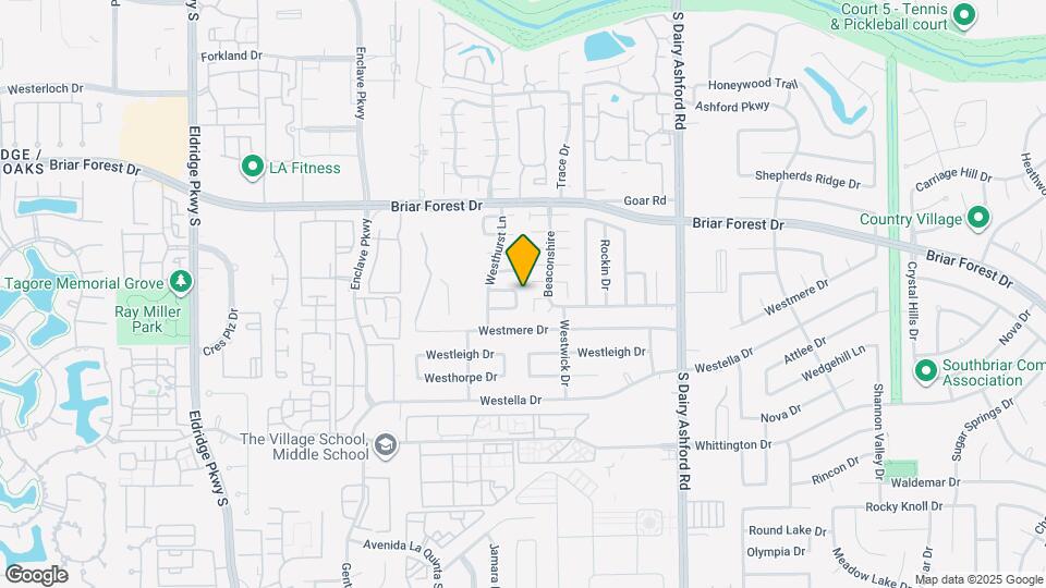 12818 Chamberlain Dr Map and Location Details