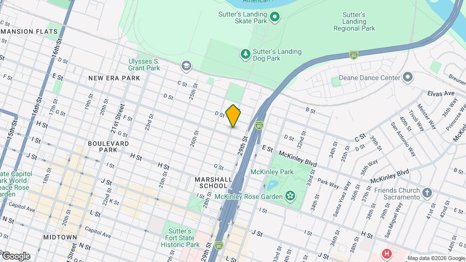 425 28th St Map and Location Details