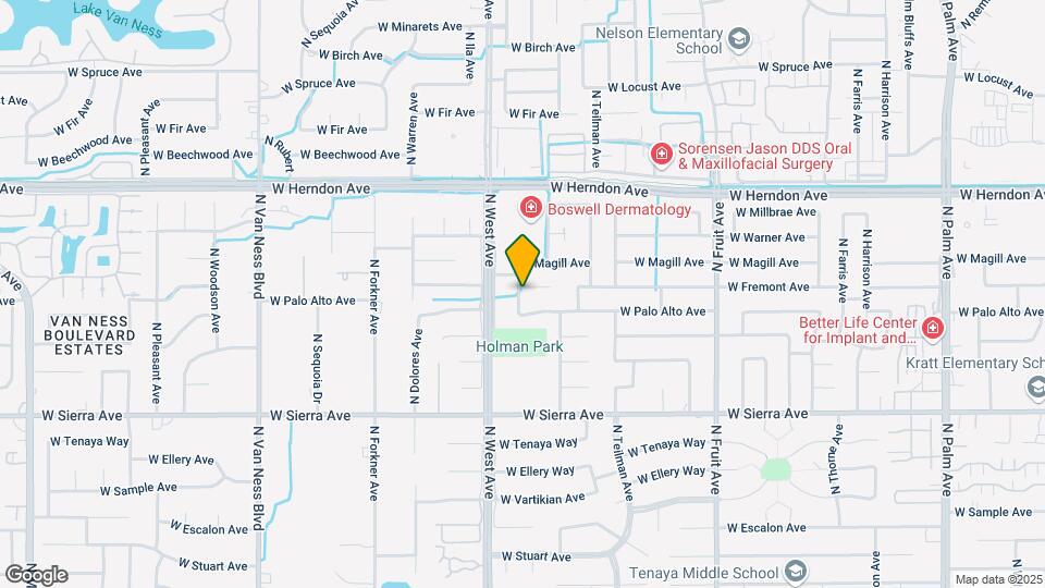 1739 W Fremont Ave Map and Location Details