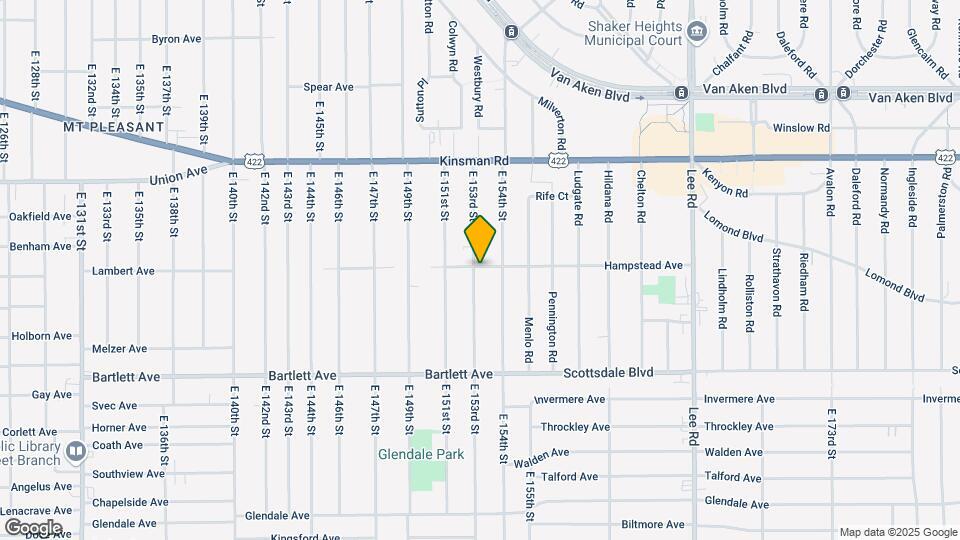 3625 E 153rd St Mapa y Detalles de la Ubicación