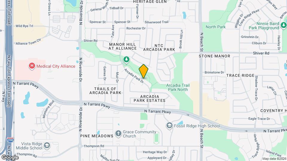 8632 Arcadia Park Dr Map and Location Details