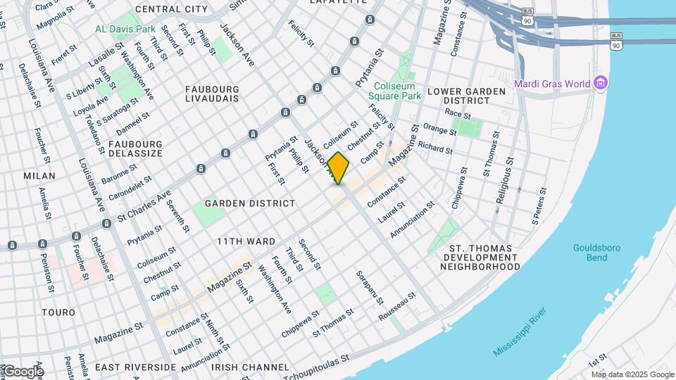 1124 Jackson Ave Mapa y Detalles de la Ubicación