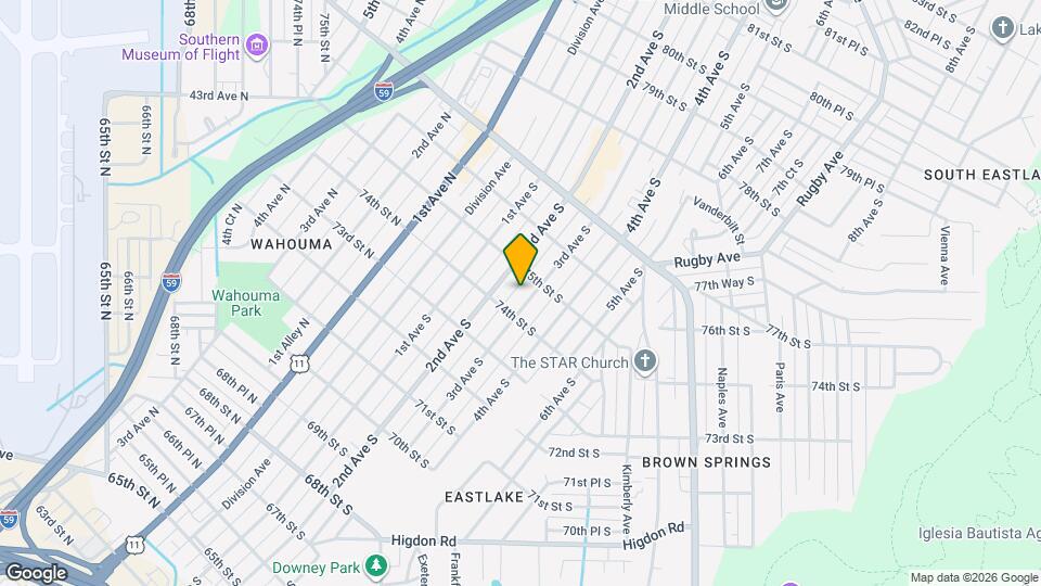 7420 3rd Ave S Map and Location Details