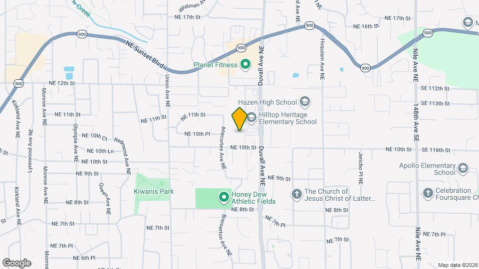 1033 Chelan Ave NE Map and Location Details